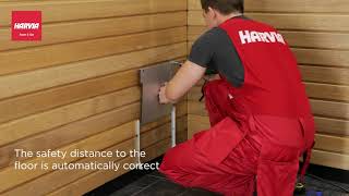 Harvia Wall Sauna Heater Installation [upl. by Lakym]