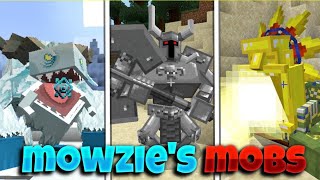 Mowzies Mobs Addon Minecraft Pe  Mowzies Mobs For Minecraft Pe  MCPE Addons  2021 [upl. by Helsell]