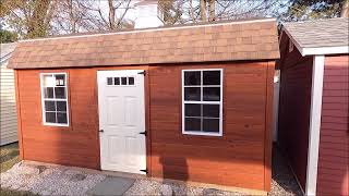 💚💚10x16 SHED  SHE SHED  MAN CAVE  STORAGE IDEAS  VIRTUAL SHED TOUR 16 [upl. by Arrimat]