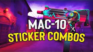 Best MAC10 Sticker Combos  CSGO [upl. by Dine888]