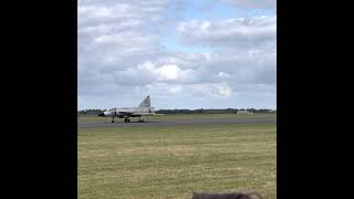 SAAB Viggen STOL demo at Danish Airshow 2022 [upl. by Alaehcim557]