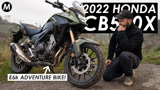 New 2022 Honda CB500X Review The Best Budget Adventure Bike [upl. by Dlorah503]