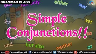 Simple Conjunctions  Grammar Class [upl. by Ajaj447]