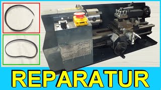 Einhell Drehbank  Zahnriemen Zahnriemenwechsel  15M7095  Reparatur  How to Tutorial [upl. by Ekez121]