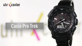 Casio PRG550BD1ER Pro Trek Gyachung Kang Solaruhr [upl. by Sorensen]