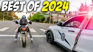 BIKERS RUNNING FROM COPS  POLICE vs BIKERS  BEST OF 2024 [upl. by Inittirb356]