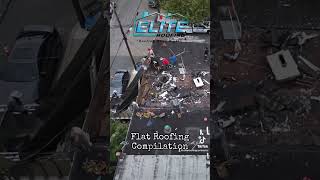 Flat Roofing Compilation by Elite Roofing [upl. by Devonne933]