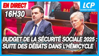 Budget de la Sécurité sociale 2025  suite de lexamen en séance à lAssemblée  291024 [upl. by Hulbert]