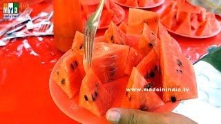 Water Melon Salad  Byculla Station  MUMBAI STREET FOOD  STREET FOODS 2021 [upl. by Kreis]