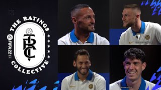 “If it’s Serie A titles I’m the winner”  FIFA 22 RATINGS  INTER PLAYERS REACTION 🤣⚫🔵🎮 SUB ENG [upl. by Lalla445]