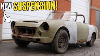 DATSUN ROADSTER Restomod Gets NEW SUSPENSION [upl. by Fradin]