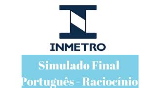 Inmetro  Revisão Final Português e Raciocínio Lógico [upl. by Scott210]