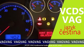 VW Golf 4 čeština zmena jazyka MFD dispej MAXI DOT VCDSVAG [upl. by Hametaf263]