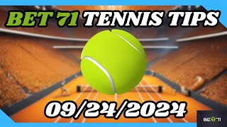 Tennis Picks and Predictions 92424 [upl. by Dicky]