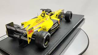 Hot Wheels Racing F1 Jordan EJ11 HeinzHarald Frentzen Powered by Honda Bitten Heroes [upl. by Arhna809]