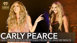 Carly Pearces Cover Gets Response From Girl Crush Lee Ann Womack  Fast Facts [upl. by Eneladgam]