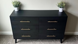 ASSEMBLY VIDEO Aiho 6 Drawer Modern Dresser [upl. by Stouffer742]