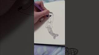 How to draw a Mermaid🧜‍♀️ Haw to draw with Kelliekk [upl. by Cymbre286]