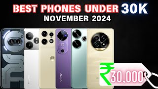 Top 5 Best Smartphones Under ₹30000 ⚡ November 2024 smartphone [upl. by Yarvis919]