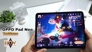 OPPO Pad Neo TestGame ROV เอาแท็บเล็ตหน้าจอ 114quot มาเล่นเกมให้ดู ฟิลลิ่งเป็นไงบ้าง [upl. by Arivle]