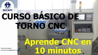 🔩🛠️10 PROGRAMACION Y OPERACION TORNO cnc cncmachine cncsoftware cncprogram nearshoring [upl. by Kellby818]