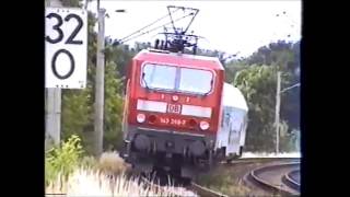 Bahnalltag in Großenhain JuniJuli 2000 [upl. by Harrus]