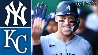 New York Yankees  Kansas City Royals  Game Highlights  61224 [upl. by Enneiluj]