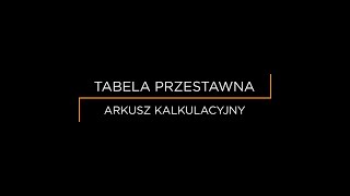 Arkusz kalkulacyjny  Tabela przestawna [upl. by Assir]