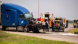 LIVE NOW Manitoba RCMP to provide update on deadly crash near Carberry [upl. by Nednyl]