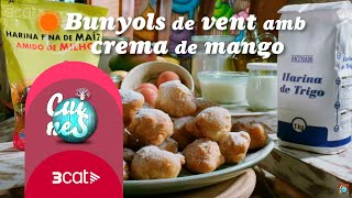 Bunyols de vent amb crema de mango  Cuines [upl. by Demp880]