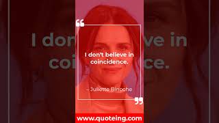 Top 10 Most Popular Juliette Binoches Quotes  Quoteing [upl. by Rusty291]