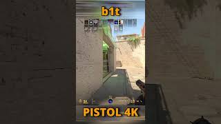 b1t PISTOL 4K  FACEIT HIGHLIGHTS  shorts cs2 faceit b1t [upl. by Aenaj115]