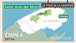 Le tour de la Gaspésie  Étape 4 de Gaspé à SainteAnnedesMonts  Québec maritime [upl. by Edmon]