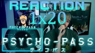 Psycho Pass Season 1  Episode 20 REACTION quotPURSUINGquot [upl. by Terrab]