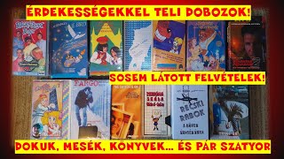 VHS UNBOXING 58  RITKA DOKUK MESÉK ÉS PÁR MOKÉPES SZATYOR [upl. by Areem]