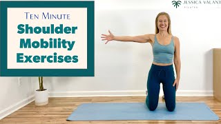 10 Minute Shoulder Mobility Exercises [upl. by Nerrot]