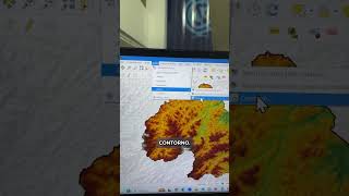 COMO EXTRAIR CURVAS DE NÍVEL COM QGIS QGIS Mapas Geoprocessamento [upl. by Minny]