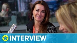 Kyle Richards Reacts To Carlton I Interview I On Air with Ryan Seacrest [upl. by Henarat]