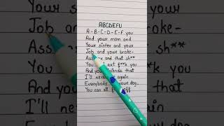 ABCDEFU💚Gayle shorts viral lyrics [upl. by Eceryt]