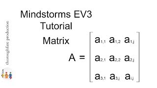 LEGO EV3 Tutorial Matrix [upl. by Fu347]