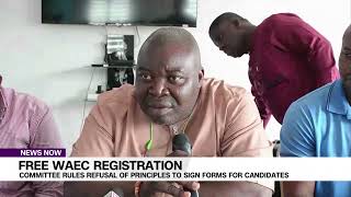 Free WAEC Registration Committee Rules Refusal Of Principles To Sign Forms For Candidates [upl. by Olraced]