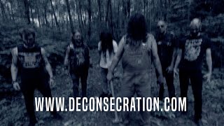 DECONSECRATION Buried Under The House Official Video [upl. by Eillib]