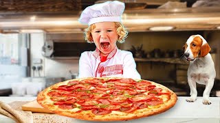 Braxton and Ryder Play Pizza Delivery Man with Funny Moments for Kids [upl. by Florida]