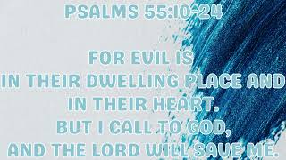 159 A Prayer About a False Friend with Psalms 551024gospel worshipsong psalms bibleverse [upl. by Grory]