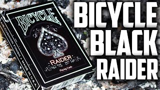 Deck Review  Bicycle Black Raider Playing Cards HD [upl. by Aikas]