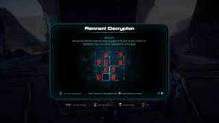 Mass Effect Andromeda  Remnant decryption guide 4x4 [upl. by Rivi]