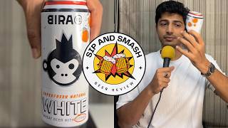 Daily Beer Review – Bira 91 White  500ml Can Chug amp Rating  47 ABV Indian Witbier [upl. by Asilahs]