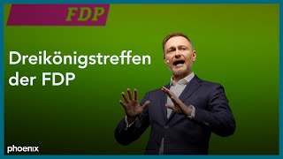 Dreikönigstreffen der FDP in Stuttgart mit Rede von Parteichef Christian Lindner [upl. by Ricki220]