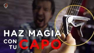 4 INCREÍBLES FORMAS DE USAR TU CAPO  Herramientas de Músicos 1 [upl. by Pokorny]