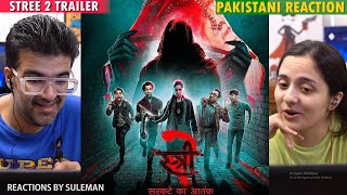 Pakistani Couple Reacts To Stree 2 Trailer  Shraddha Kapoor  Rajkummar R  Pankaj Tripathi [upl. by Elleraj]